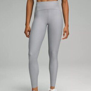 *NEW Lululemon SenseKnit Running High-Rise Tights 28" Rhino Grey Size 4